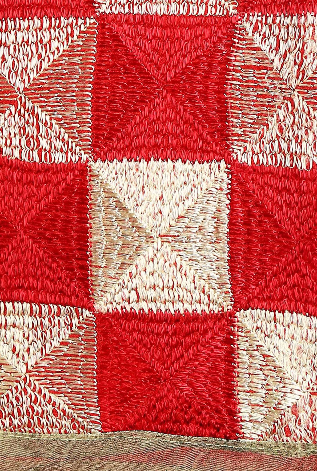 Stylum Red Plain Dupatta