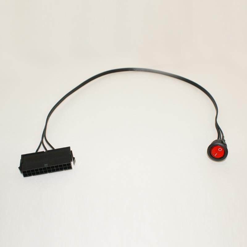 Jump Start EPS/ATX 24 Pin Power Supply Jumper On/Off Switch - Red Light (CAB285)