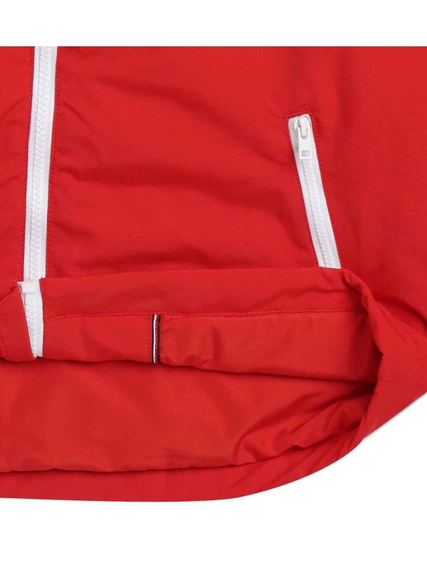 Allen Solly Junior Navy & Green Color Block Full Sleeves Jacket