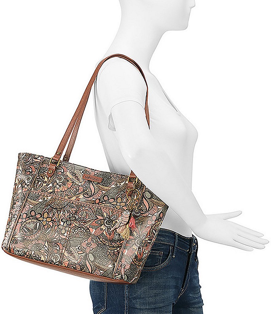 Sakroots Artist Circle Metro Floral Tote Bag