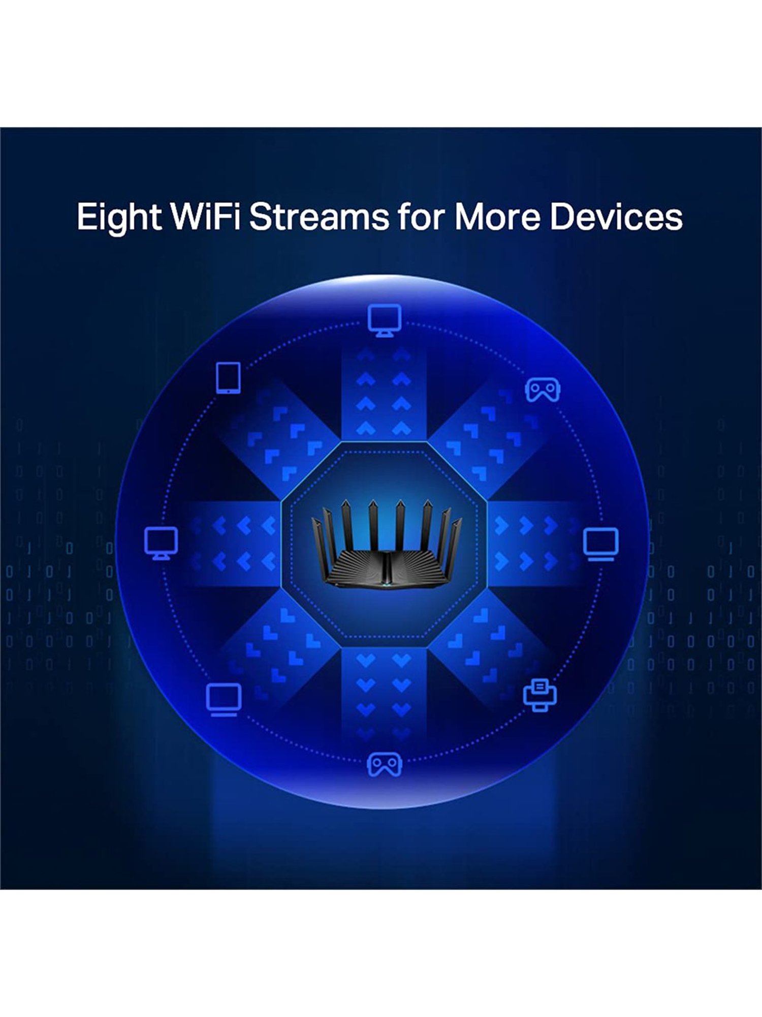 TP-LINK Archer AX90 AX6600 480Mbps Tri Band Wi-Fi Router (Black)