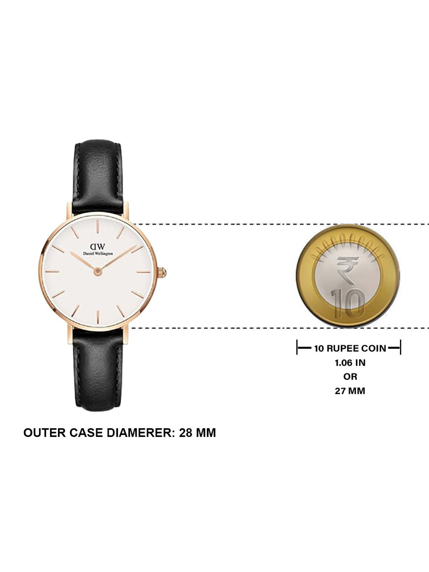 Daniel Wellington DW00100230 Classic Petite Analog Watch for Women