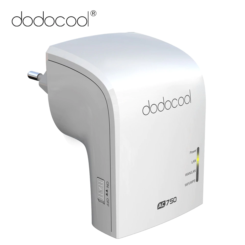 AC750 Dual Band Wireless WiFi AP / Repeater / Router Simultaneous 2.4GHz 300Mbps and 5GHz 433Mbps EU/US Plug