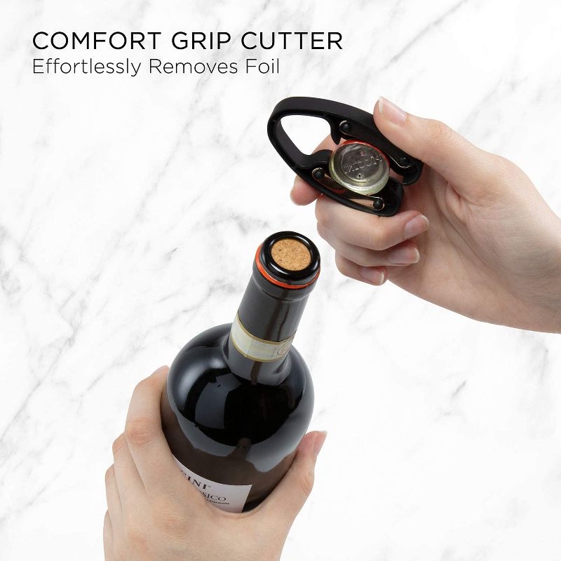 Ivation All-IN-ONE 6 Piece Stainless Steel Piece Wine Gift Set