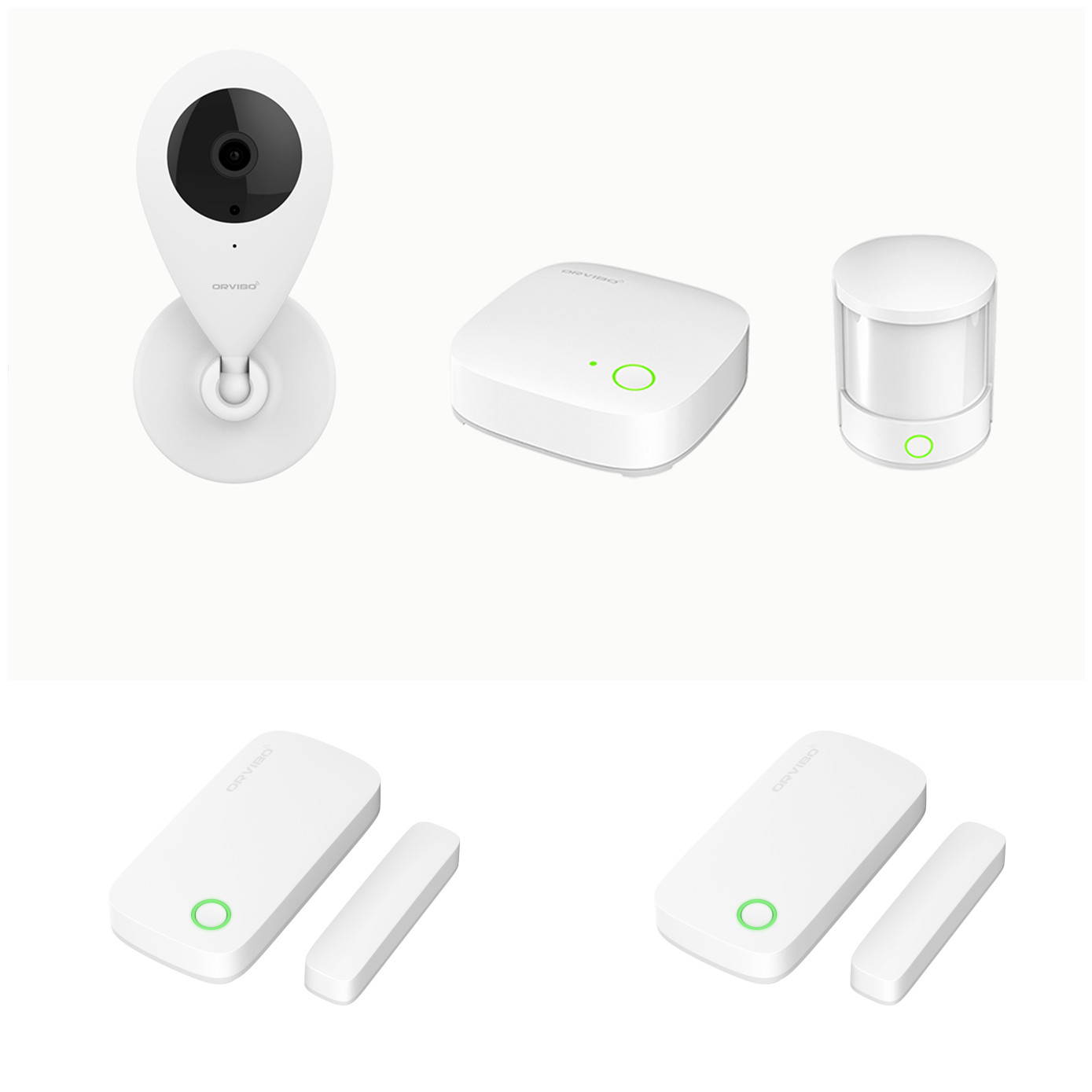 Smart Home Wifi Security System Alarm Set Burglar Alarm Mini Hub IP camera Motion Sensor Door/Window Sensor Smart Camera for Home Doors and Windows