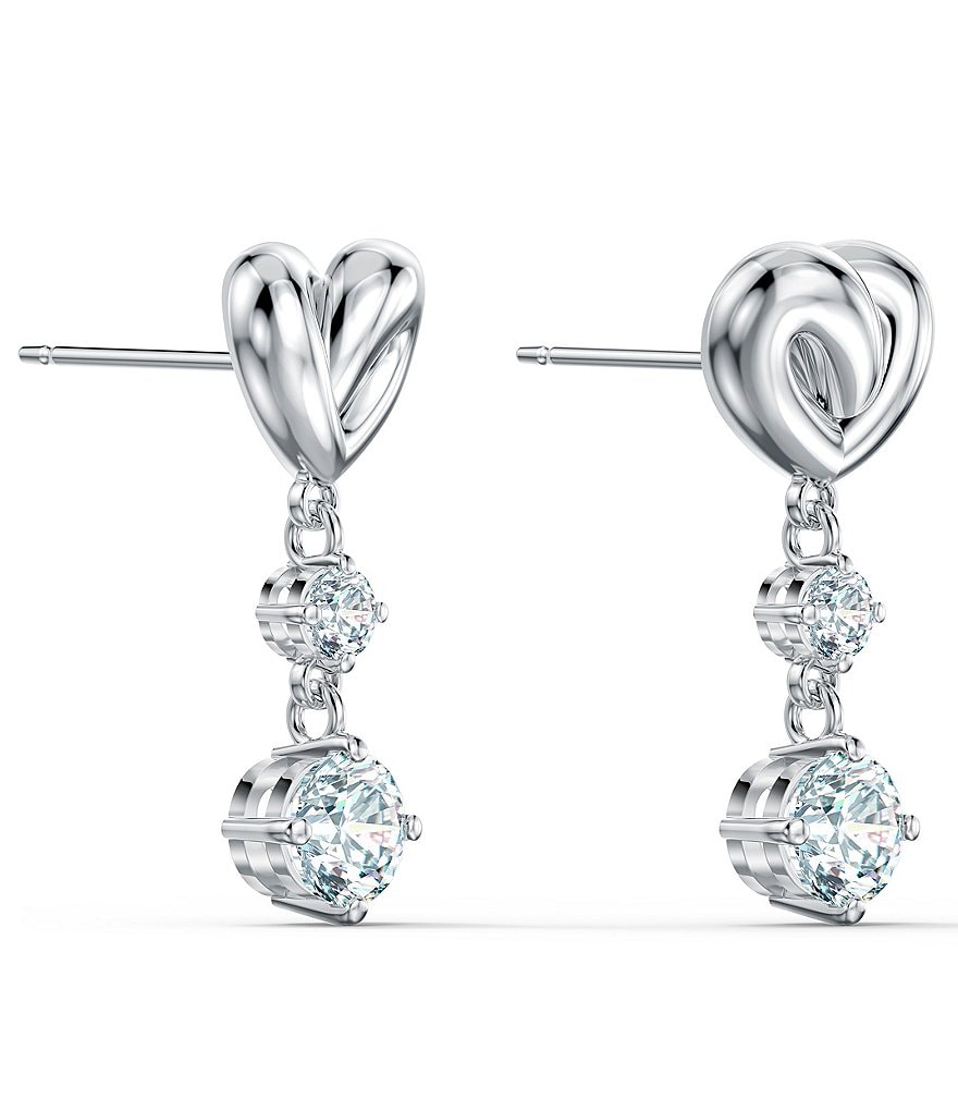 Swarovski Lifelong Heart Pierced Earrings