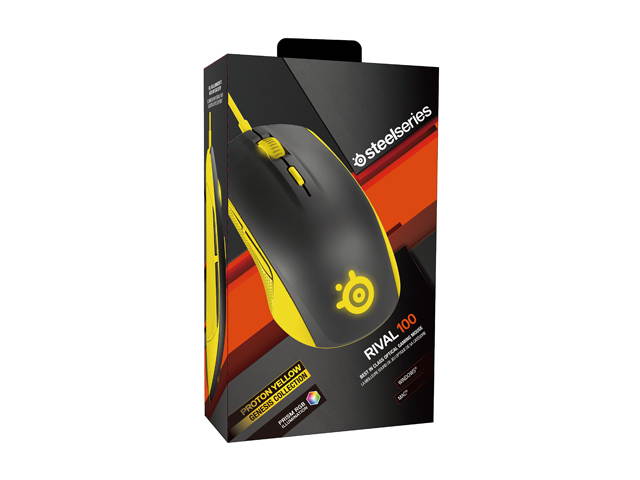 SteelSeries Rival 100 Optical Gaming Mouse - Alchemy Gold