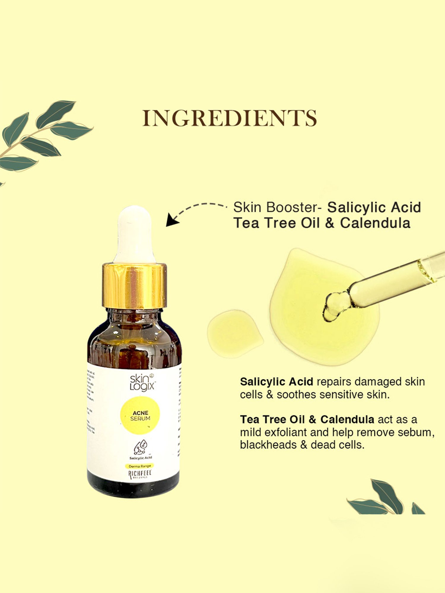 Richfeel Skin Logix Acne Day Serum - 30 ml