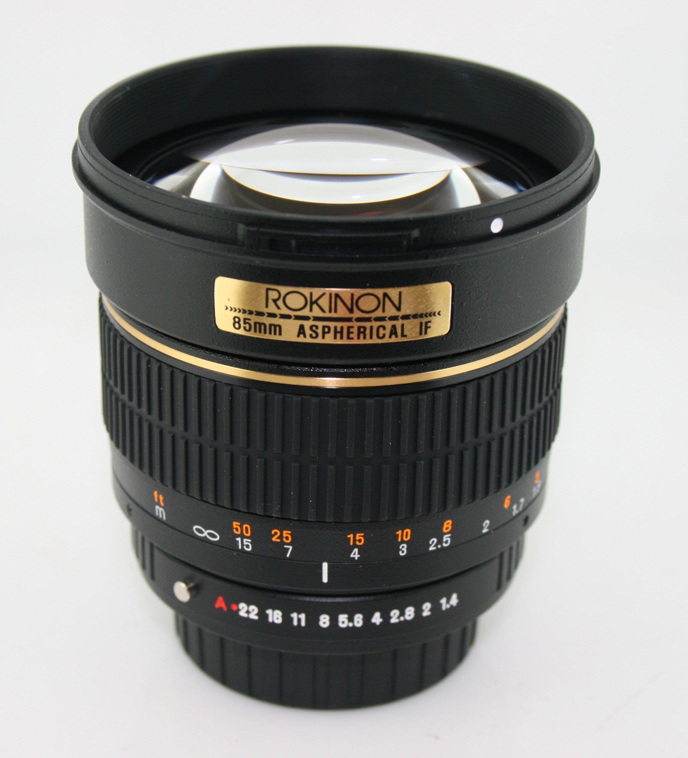 Rokinon 85mm f/1.4 Aspherical Lens for Pentax DSLR Cameras #85M-P