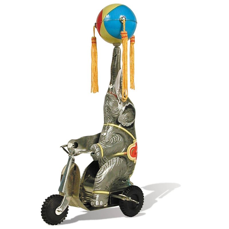 Schylling Tin Elephant on a Bike