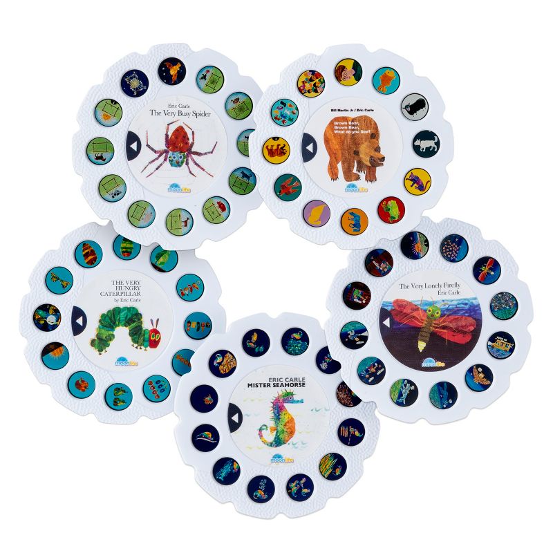 Moonlite - Special Edition Eric Carle Gift Pack, Storybook Projector for Smartphones with 5 Story Reels, for Ages 1 and Up