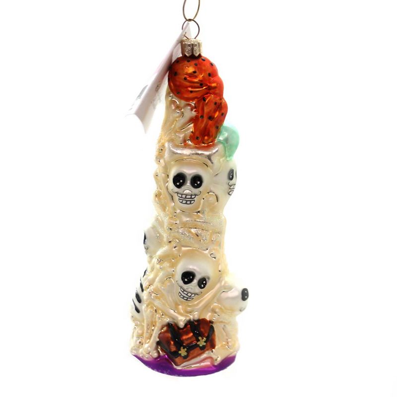 Christopher Radko 7.0" Skeleton Crew Skulls Bones  -  Tree Ornaments