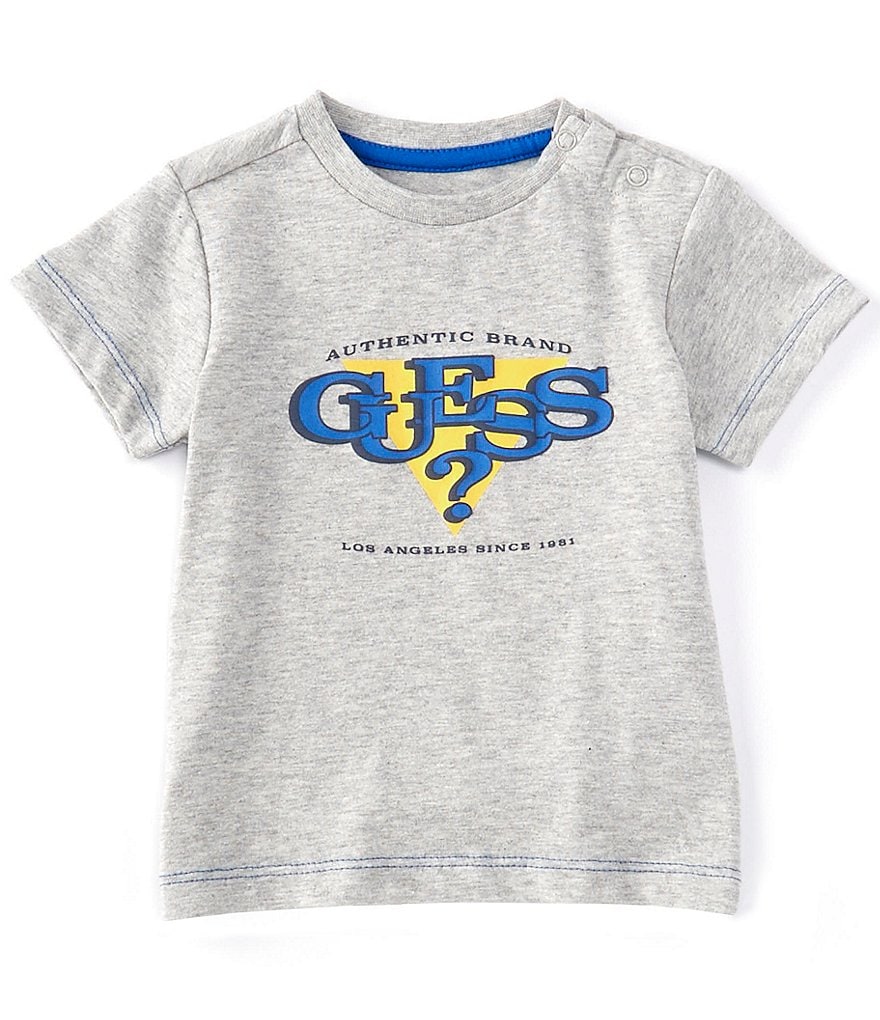 Edgehill Collection Baby Boys 3-24 Months Stripe Short Sleeve Woven Button Down Shirt