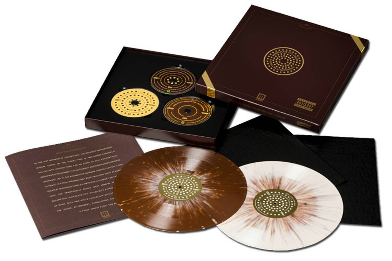 George Clinton Chocolate City: London 2LP, 2CD, 1 DVD Box Set (Milk Chocolate & White Chocolate Vinyl)