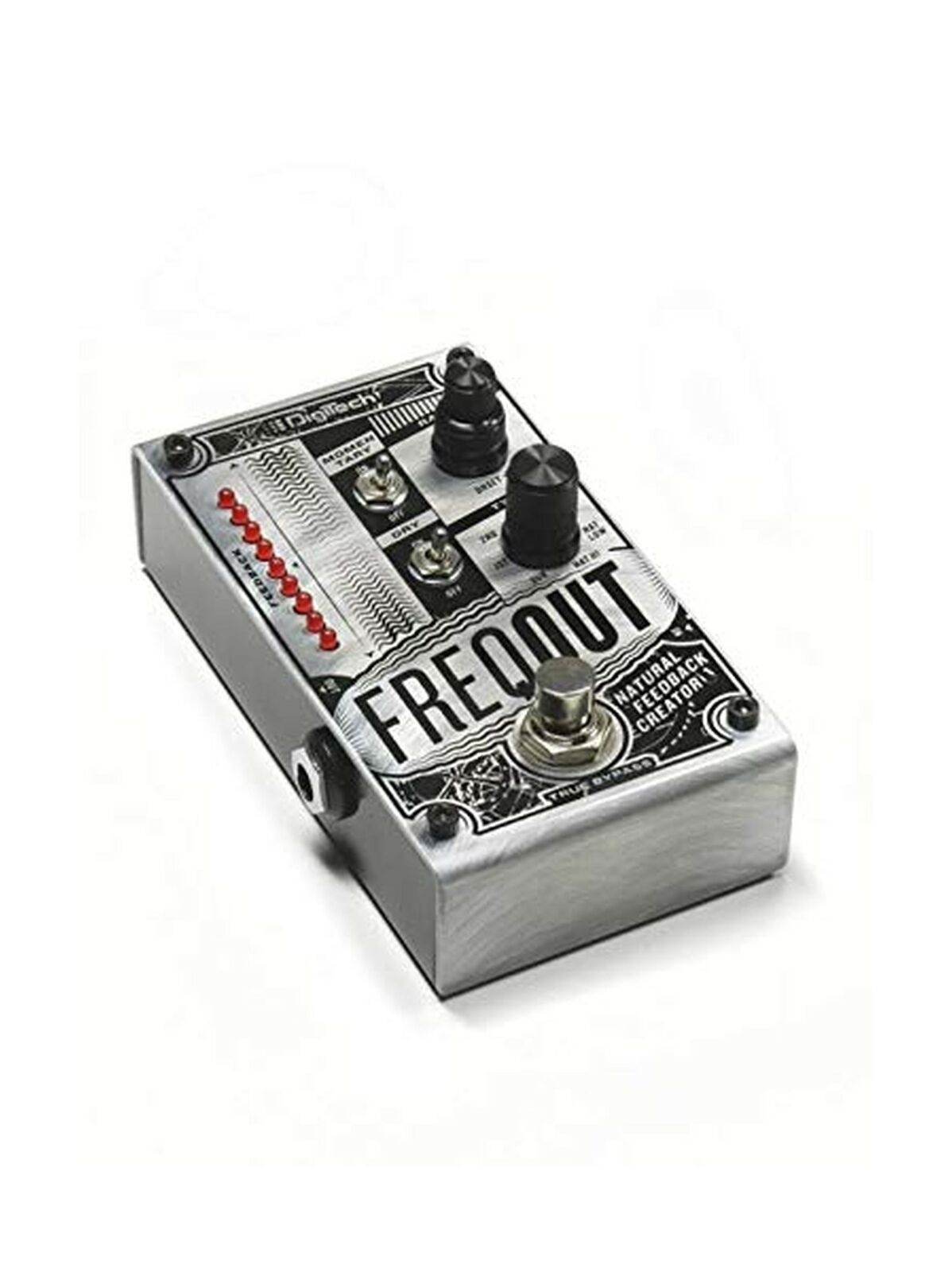 DigiTech Dynamic Feedback Guitar Expression Pedal, Silver (FREQOUT-U)