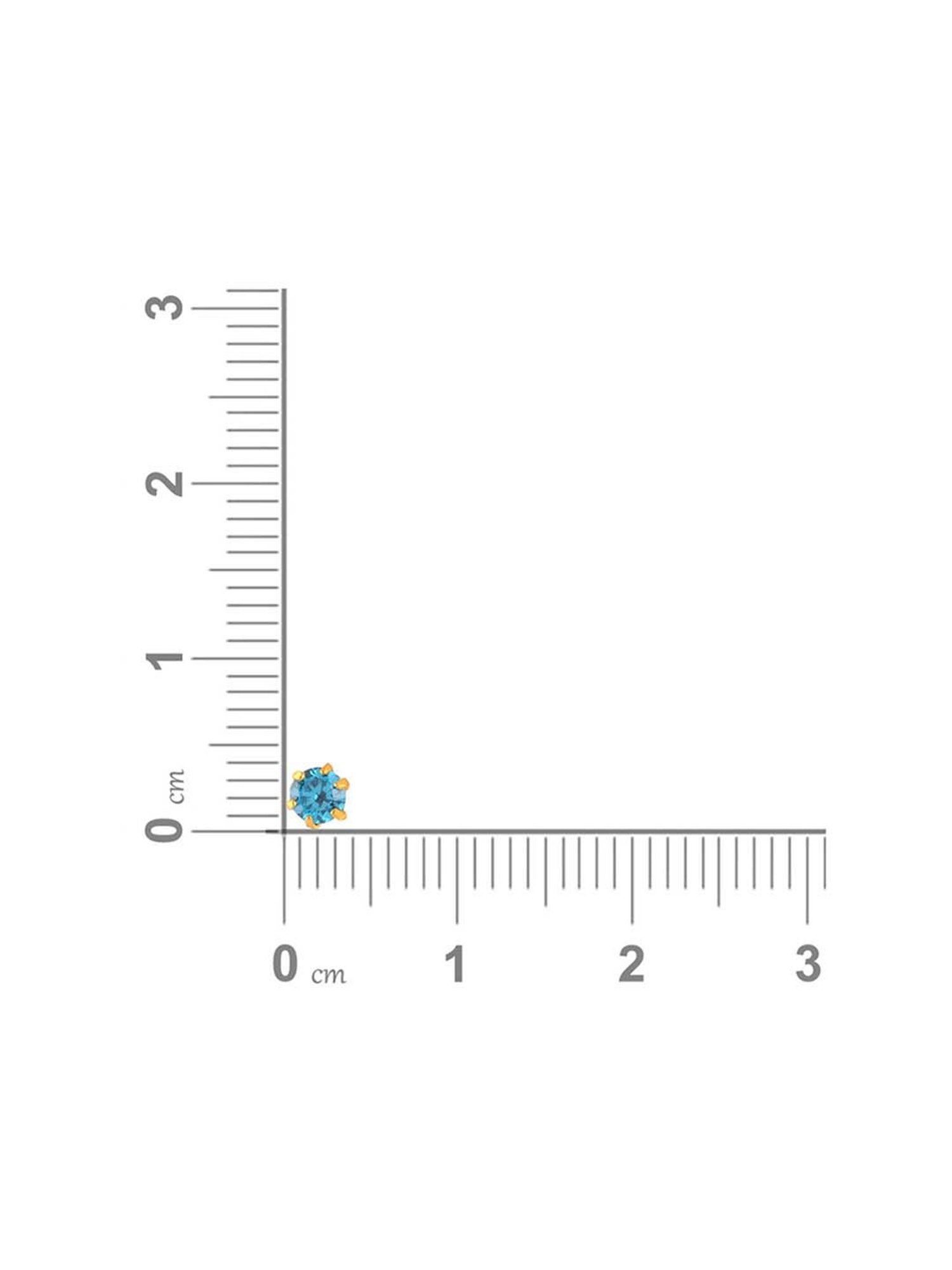 Malabar Gold and Diamonds 22k Gold Nosepin for Women