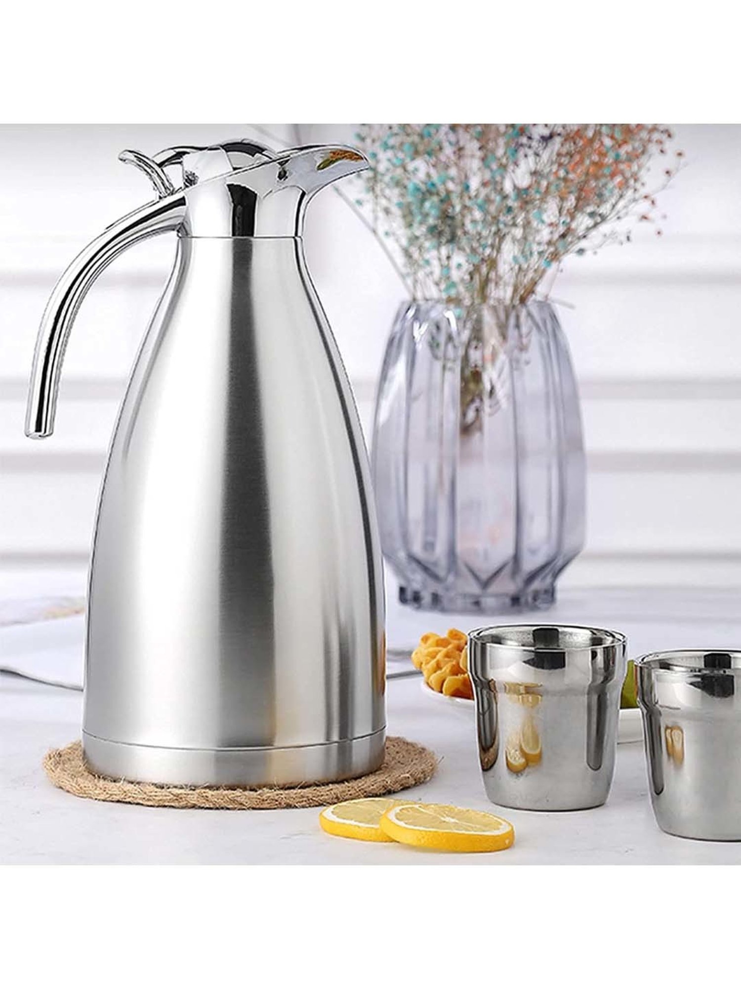 Milton Silver Stainless Steel Thermal Flask (1000 ml) - Set of 1