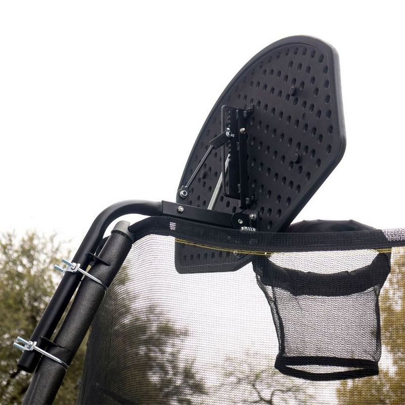 JumpKing Trampoline Basketball Hoop with Attachment and Inflatable Basketball