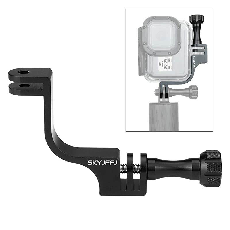 90 Degree Adapter Elbow Mount Elbow Fitting Compatible with gopro 8 Waterproof Housing Case Vertical Photography Video Portrait Mode Helmet Mount Chest Mount