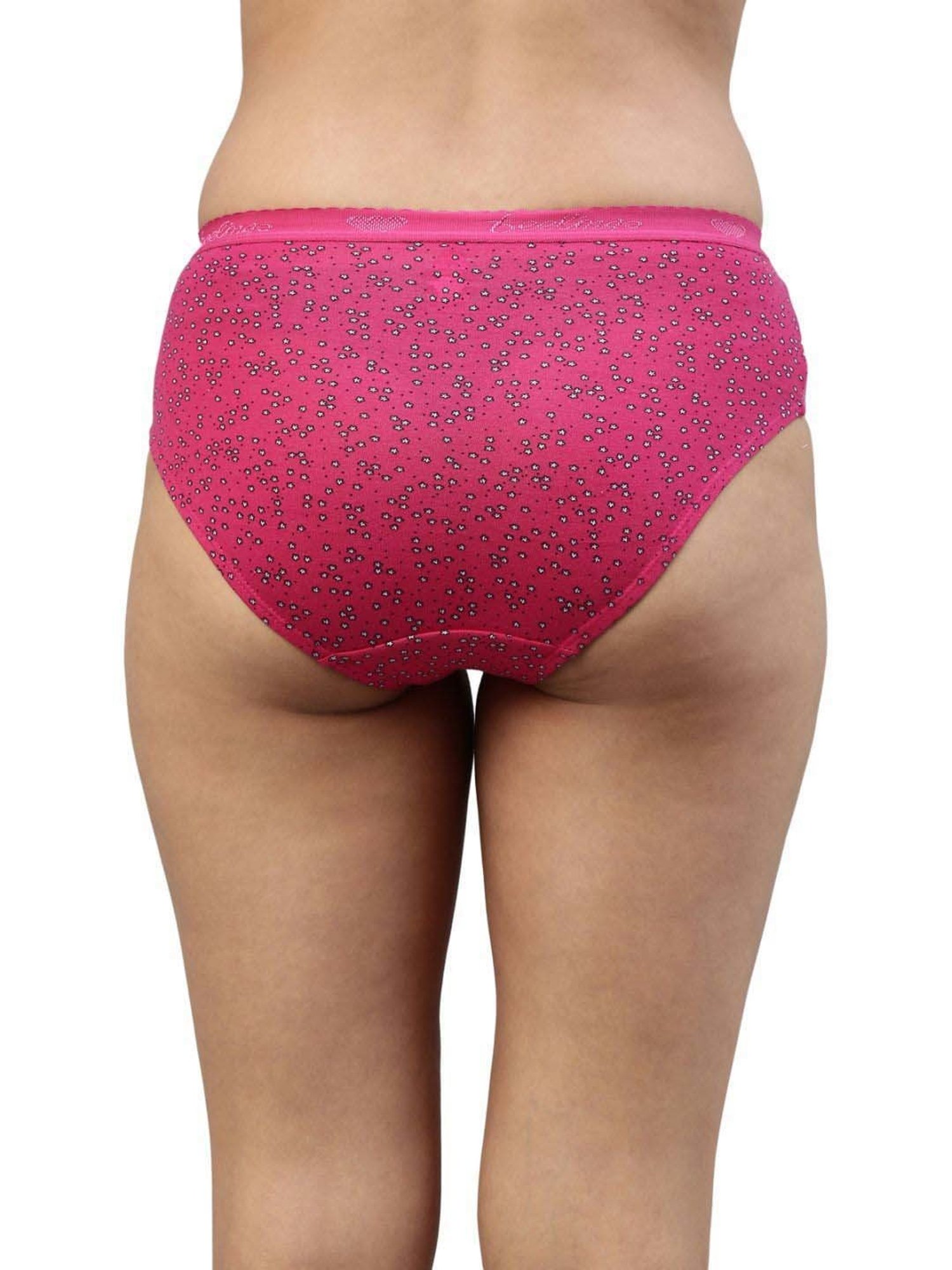 FEELINGS Assorted Color Cotton Printed Hipster Panties - Pack of 3