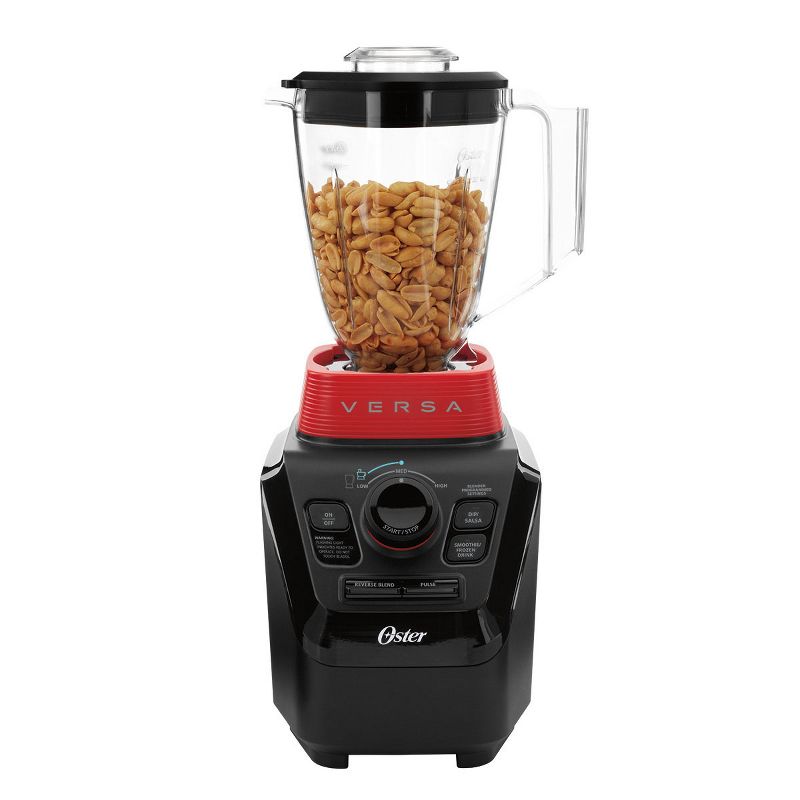 Oster Versa Pro Series 64 Ounce Powerful Countertop Food Blender Processor, Red