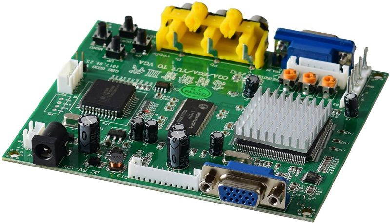 Mcbazel Arcade Game RGB/CGA/EGA to VGA HD Game Video Output Converter Board for Arcade Game Monitor to CRT LCD PDP Projector
