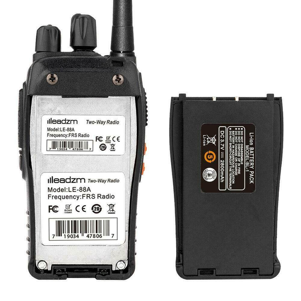 8x   LE-88A UHF 16CH Long Range Two Way Radio Walkie Talkie