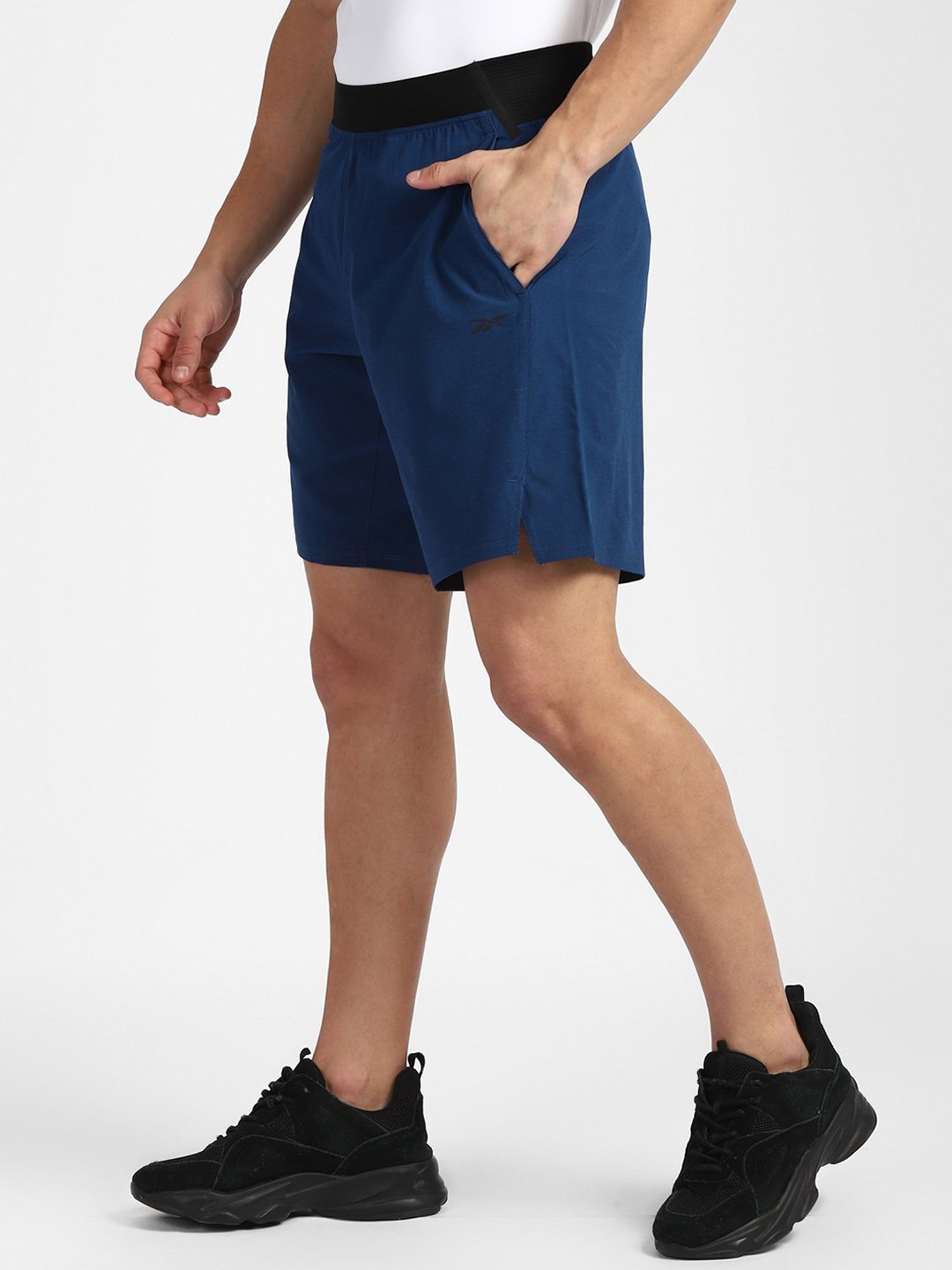 Reebok Blue Regular Fit Shorts