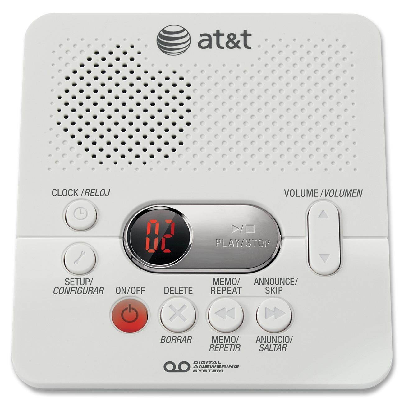 ATT ATT1740 DIGITAL ANSWERING SYSTEM W/ 60 MIN