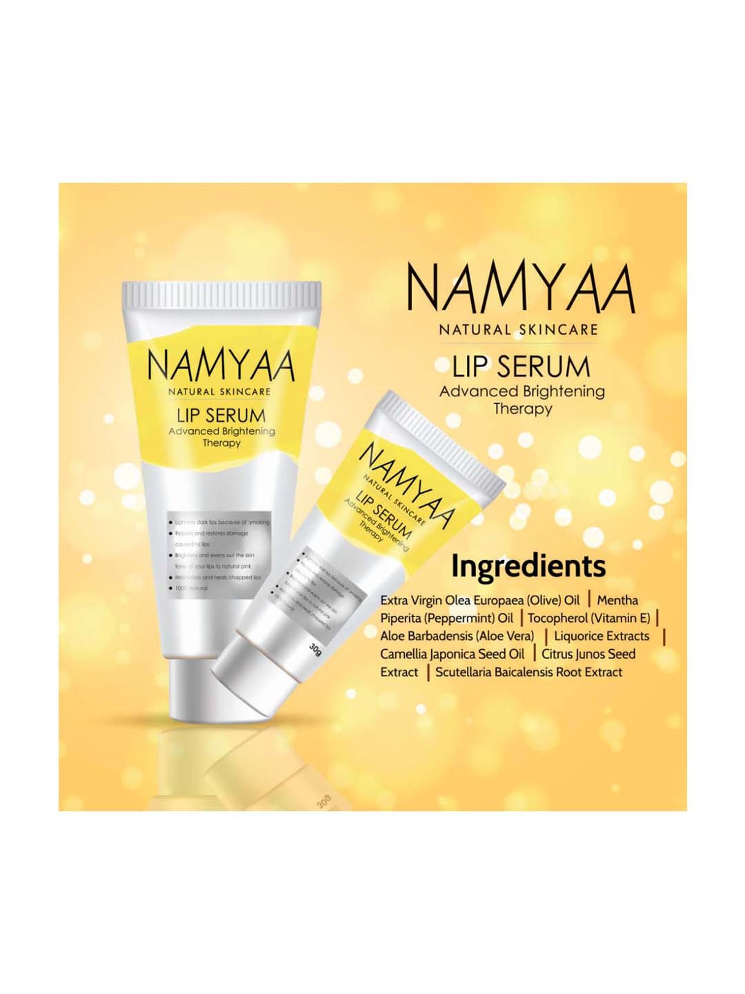 Namyaa Natural Lip Serum - 30 gm