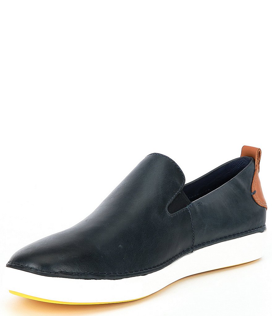 Johnston & Murphy Men's Noah Leather Slip-Ons