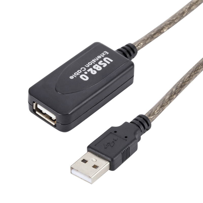 5M/16.4ft 10M/32.8ft 15M/49.2ft USB 2.0 Extension Cable USB Adapter Extension Cable Usb Extender Male to Femal Active Repeater USB Connector Cord Wire