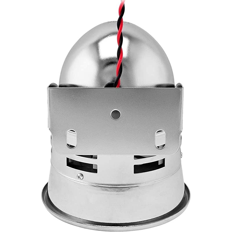 Loud Electric Motor Driven Metal Alarm/Siren (Air Raid) 12V Chrome Plated VXS4006C