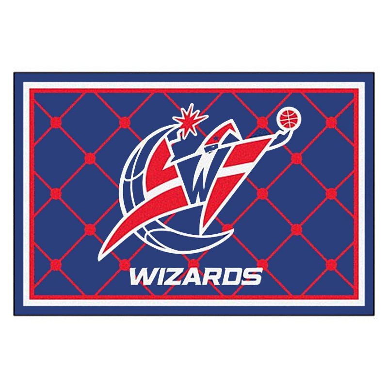 5'x7'5" Rectangle Accent Rug Blue - Washington Wizards
