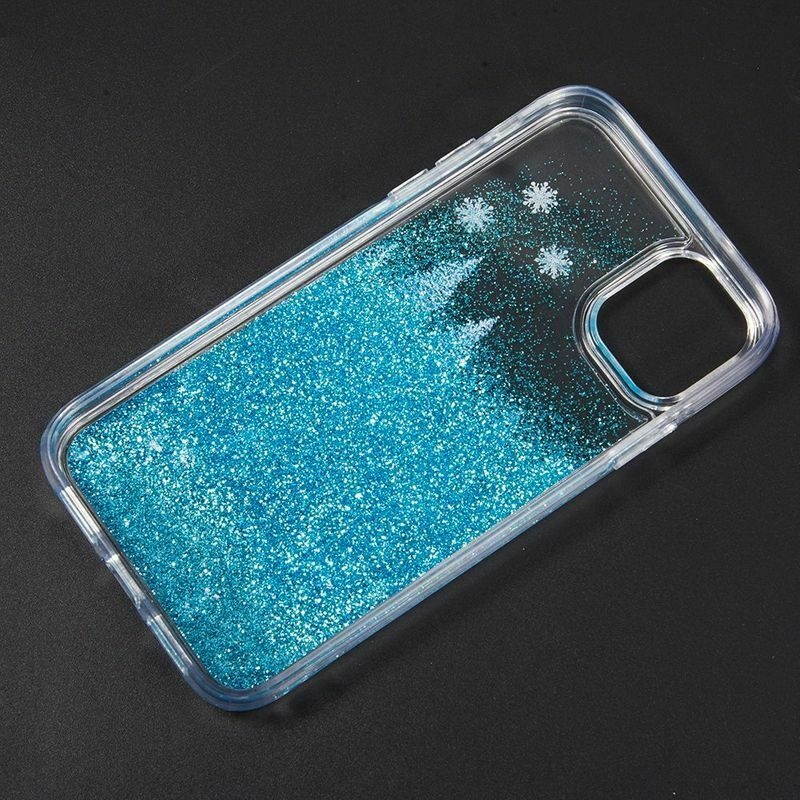 For  iPhone 11 Pro Max Blue Winter Wonderland TPU Case