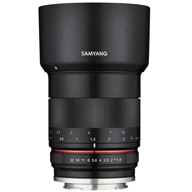 Samyang 85mm f/1.8 Manual Focus Lens for Sony E Mount Nex Series Cameras - Black