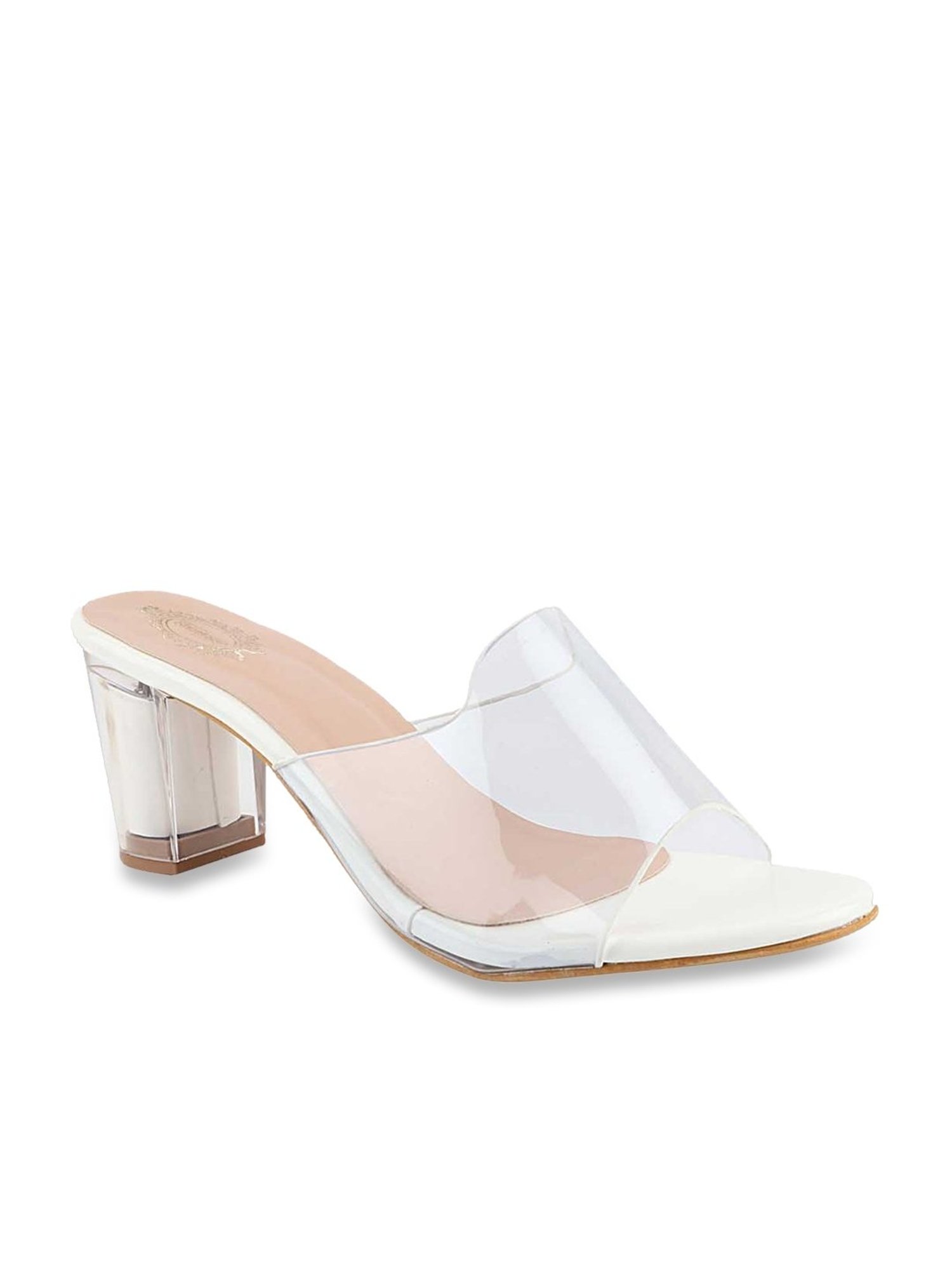 Shoetopia Women's White Casual Sandals