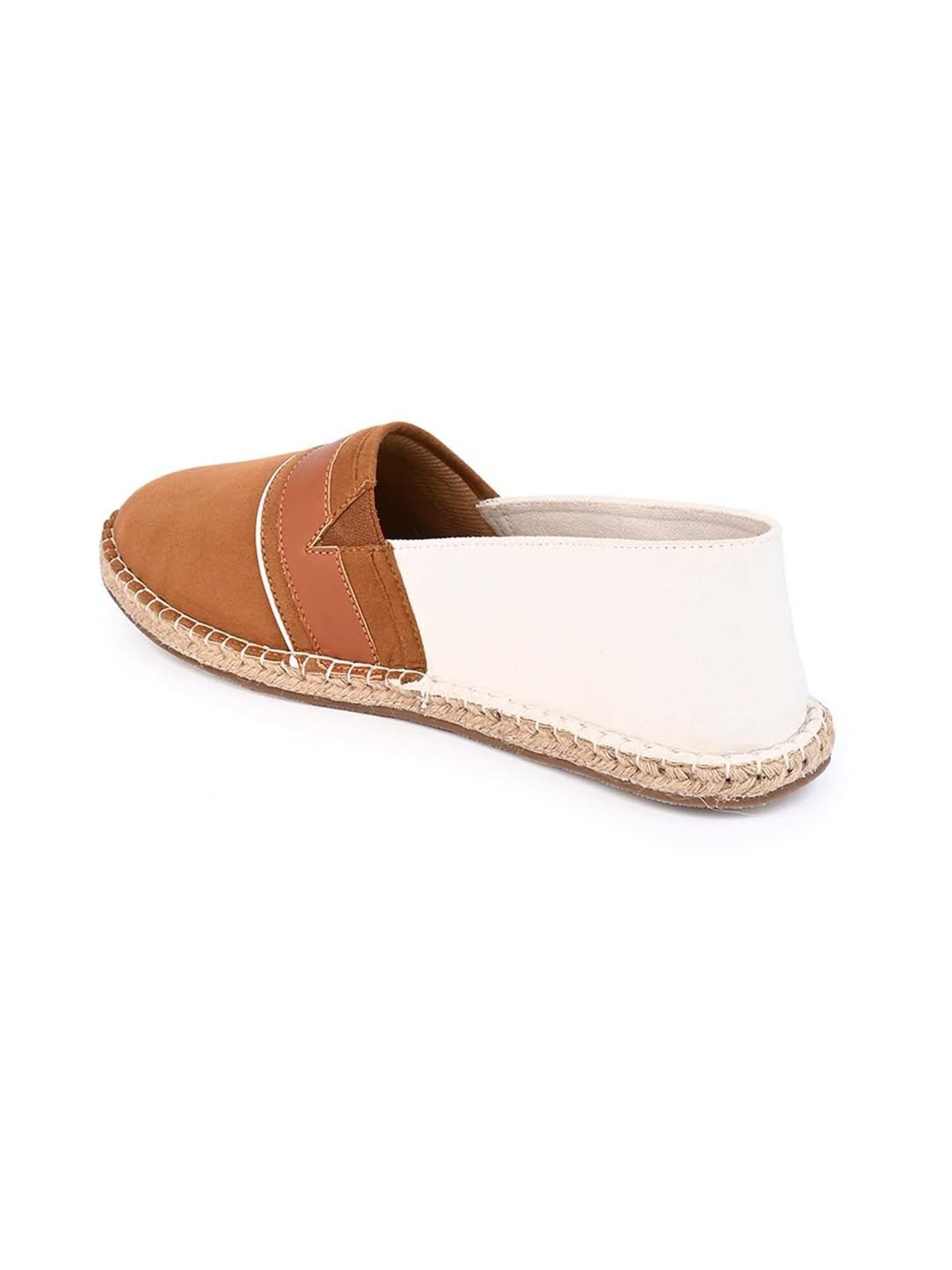 Styli Men's Tan Espadrille Shoes