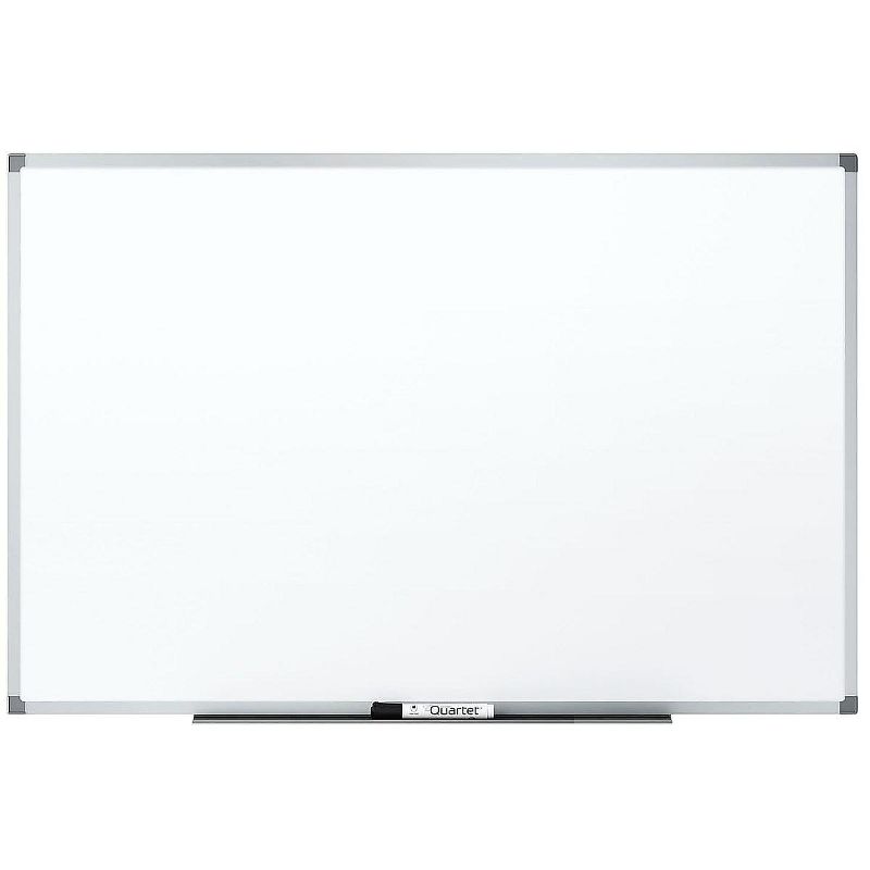 U Brands 36" Square Magnetic Dry Erase Board Silver Aluminum Frame