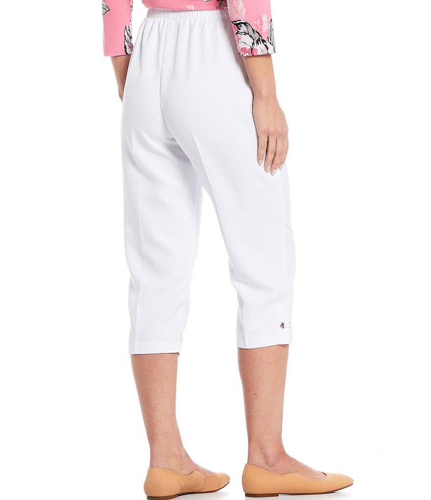 Westbound Petite Size Linen Capri Pants