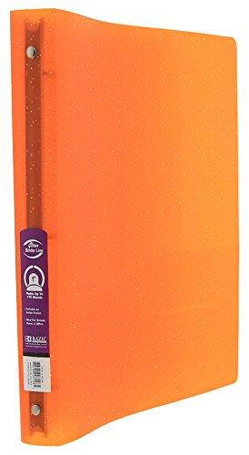 BAZIC 1" Glitter Poly 3-Ring Binder w/Pocket for School, Home, or Office (Case of 48) (3128-48)
