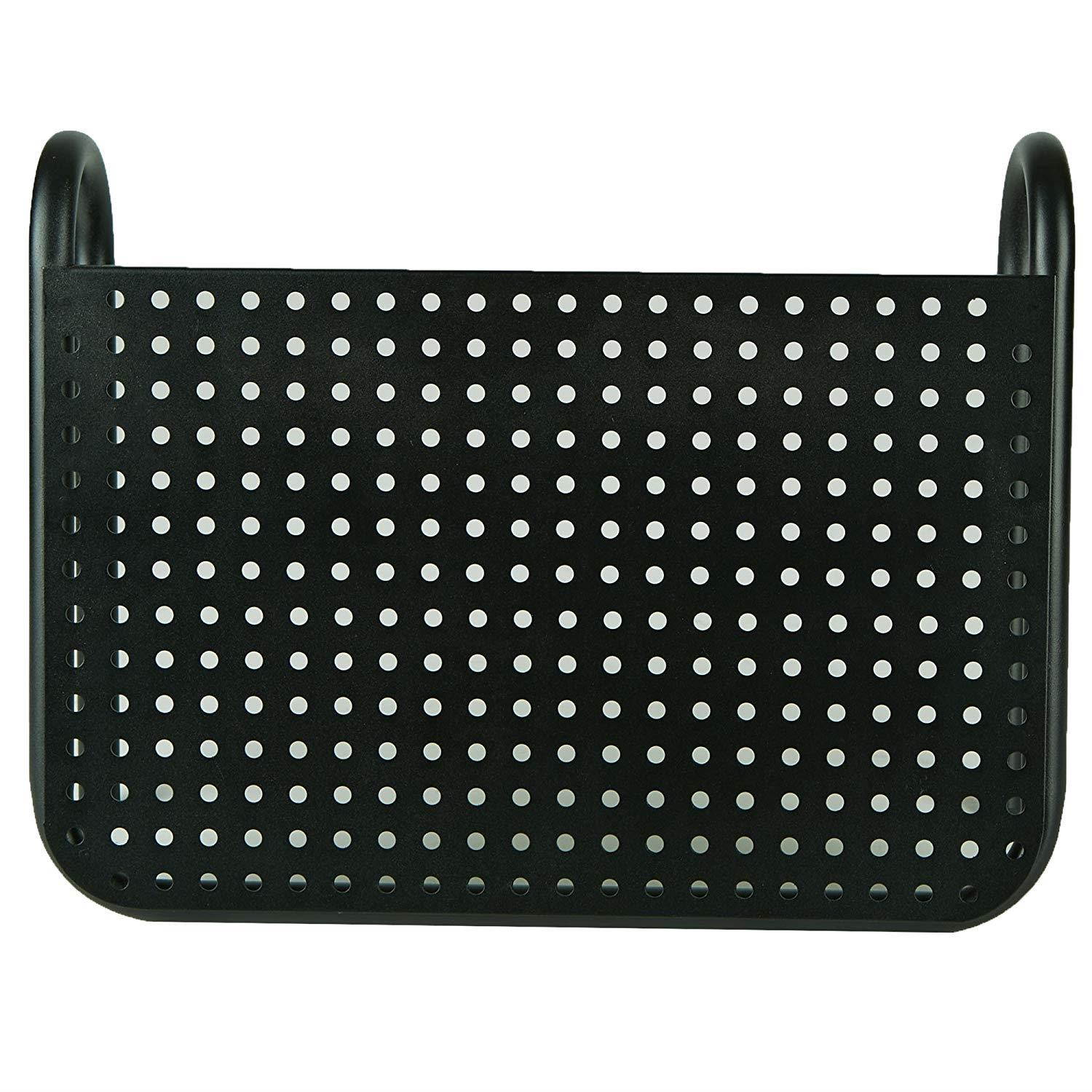 Mind Reader Metal Monitor Stand, Monitor Riser for Computer, Laptop, Desk, iMac, Black