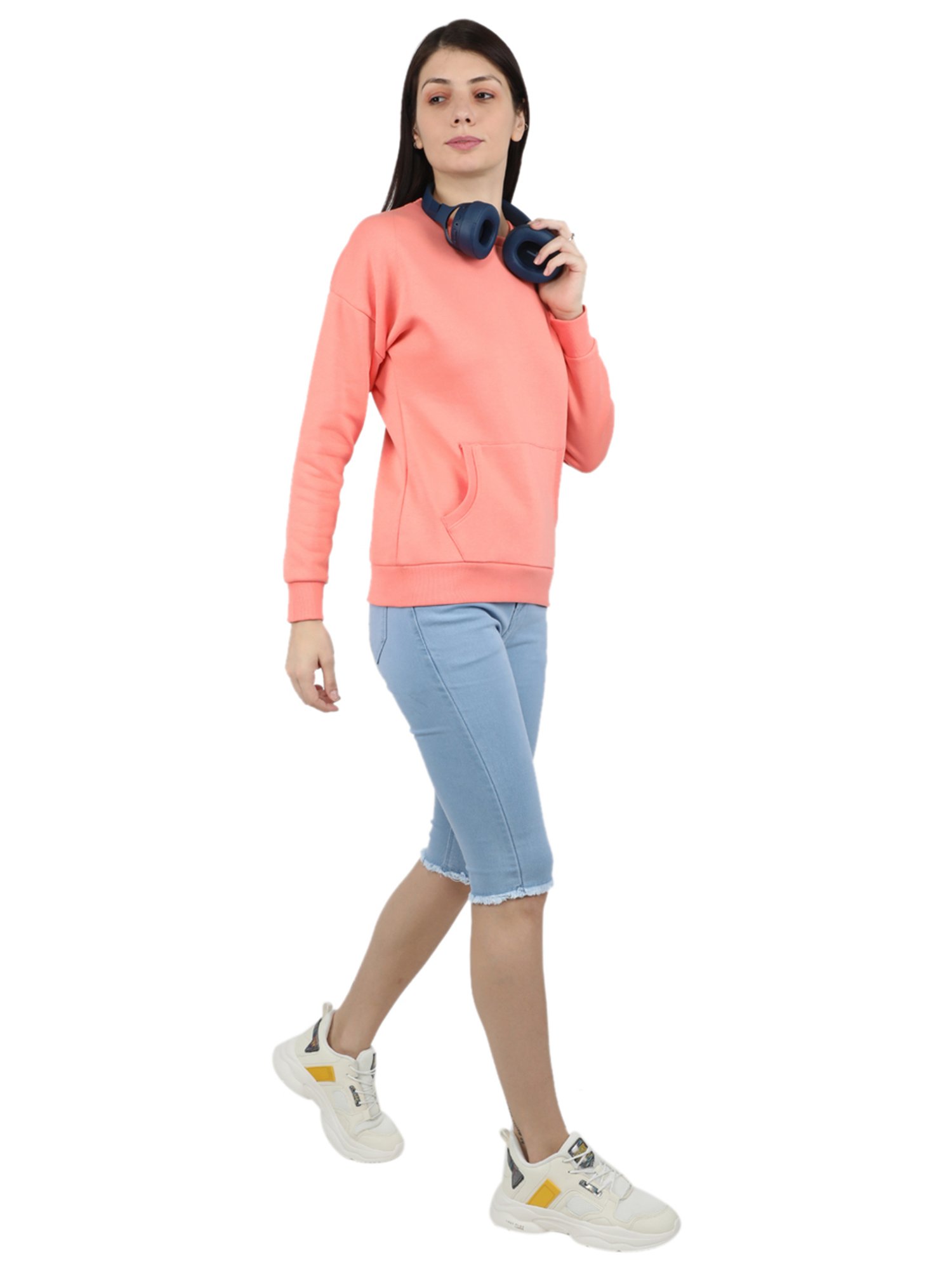 MOCA by Monte Carlo Peach Pullover