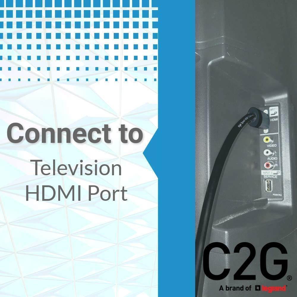 C2G 50627 Select High Speed HDMI Cable with Ethernet M/M, In-Wall CL2-Rated (6 Feet, 1.82 Meters)