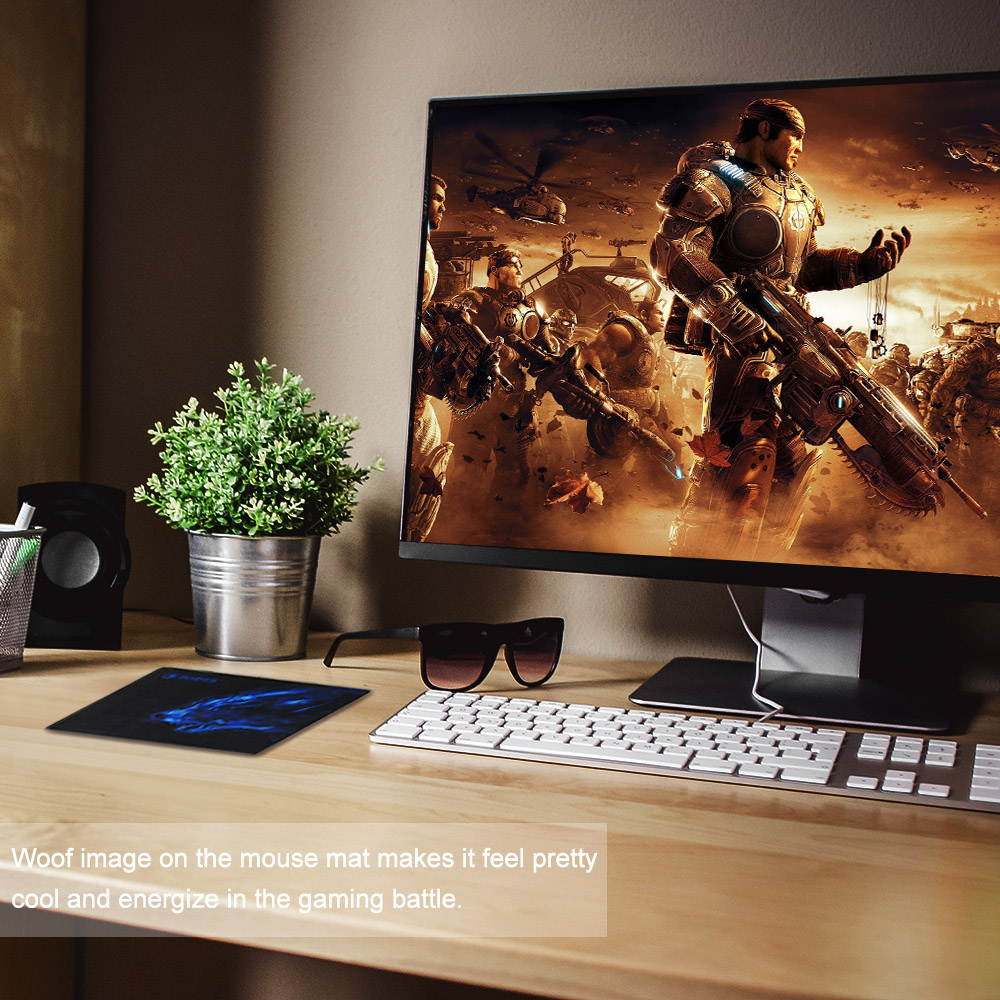 SADES Gaming Mouse Pad Anti-fray Anti-slip Nature Rubber Smooth Silk-processed 29.5*25 cm Gamer Mousepad for csgo overwatch LOL