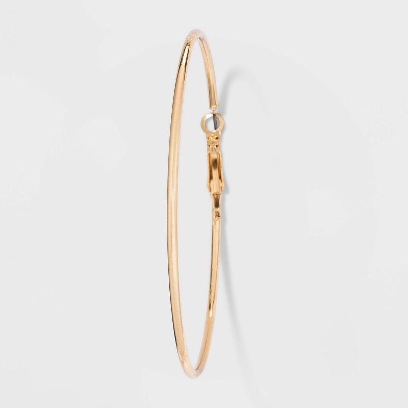 Smooth Hoop Earring Set 3ct - Wild Fable™