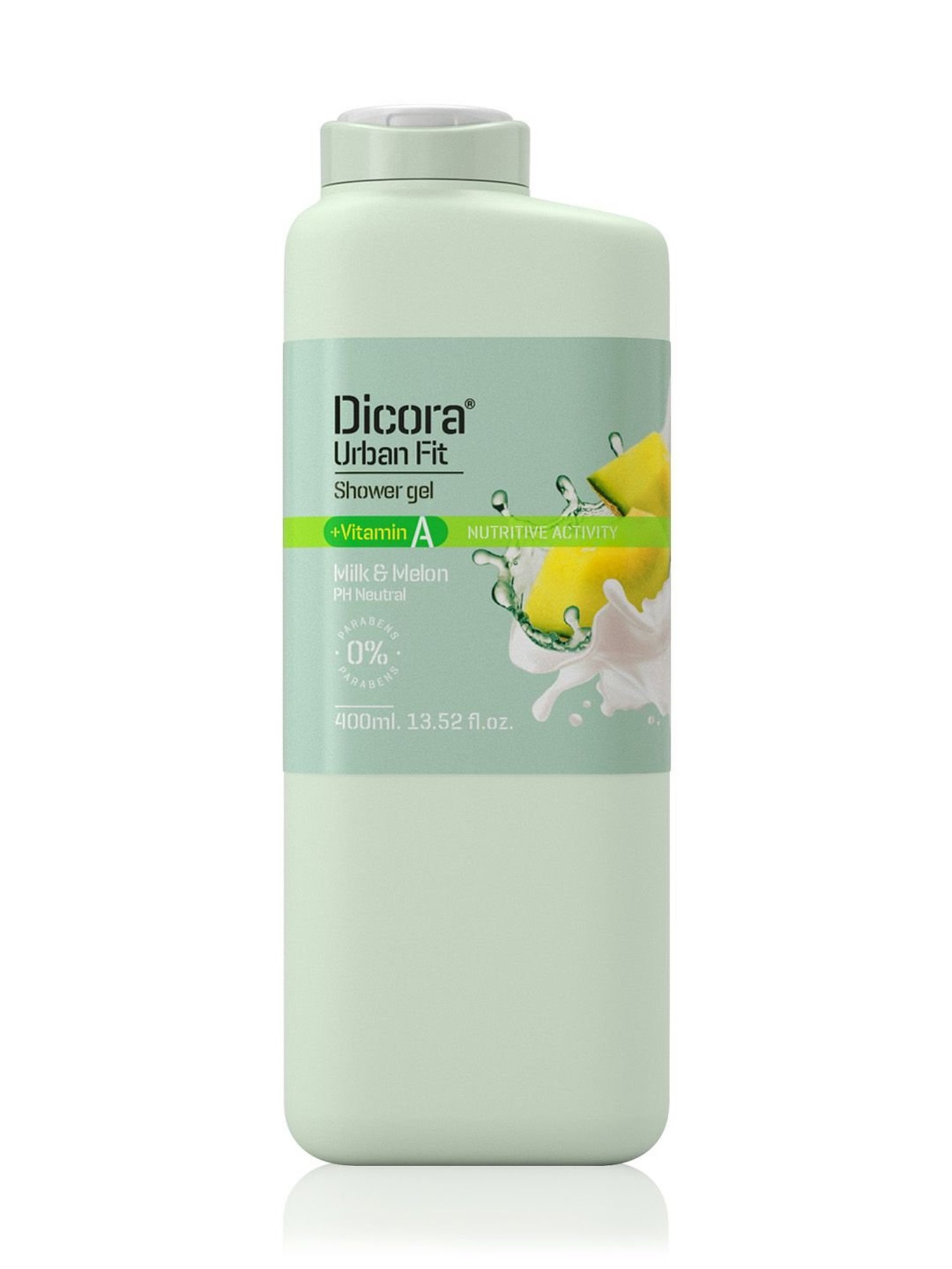 Dicora Urban Fit Shower Gel Vitamin A Milk & Melon - 400 ml