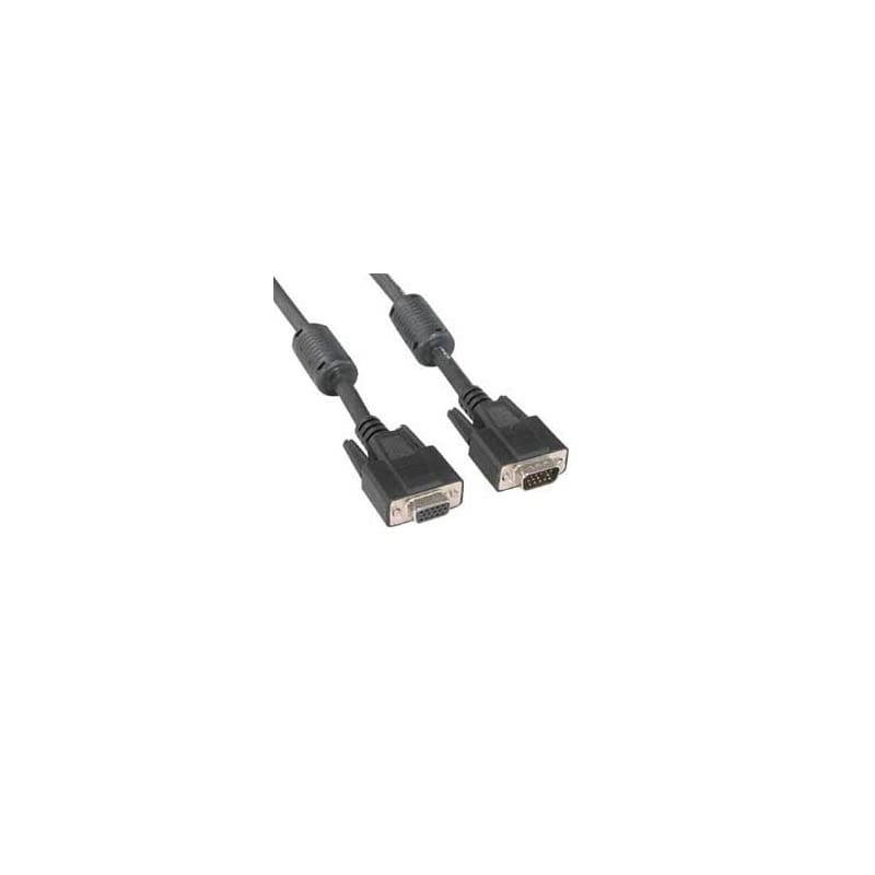 15 ft SVGA Male to Female Cable wFerrite Core