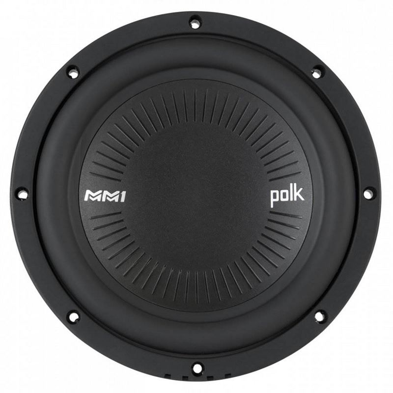 Polk MM1 Series 8" 900 Watt 4 Ohm Single Voice Coil Car Audio Marine Subwoofer