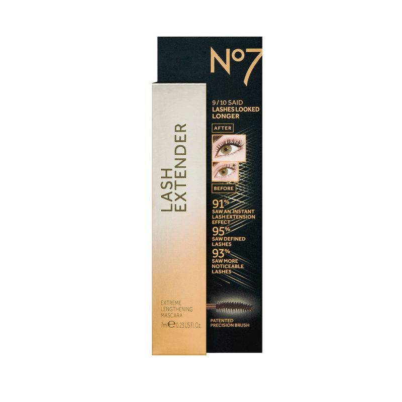 No7 Lash Extender Mascara Black - 0.23 fl oz